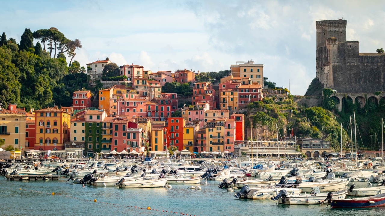 Full View of Lerici From Villa Marigola