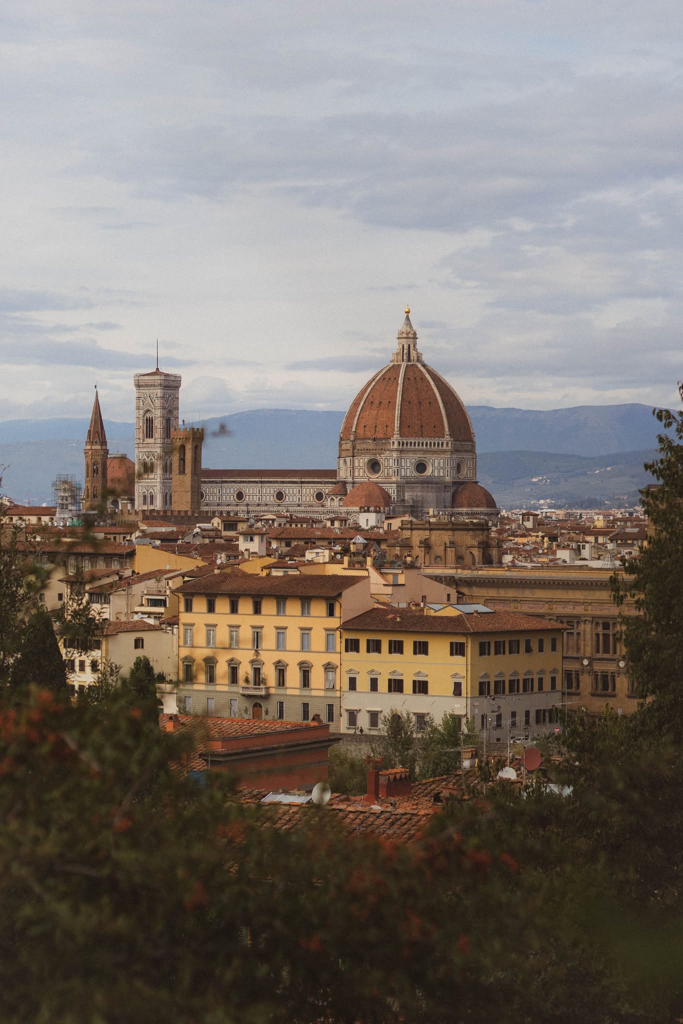 Magnificent façade of Cathedral of Santa Maria del Fiore