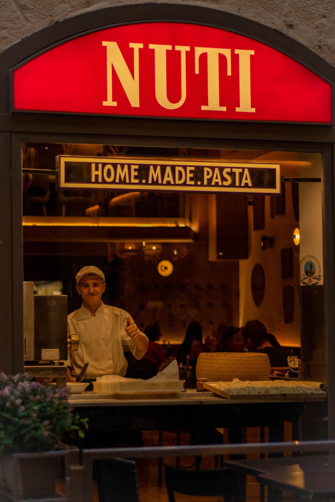 Artistic street scene in Florence