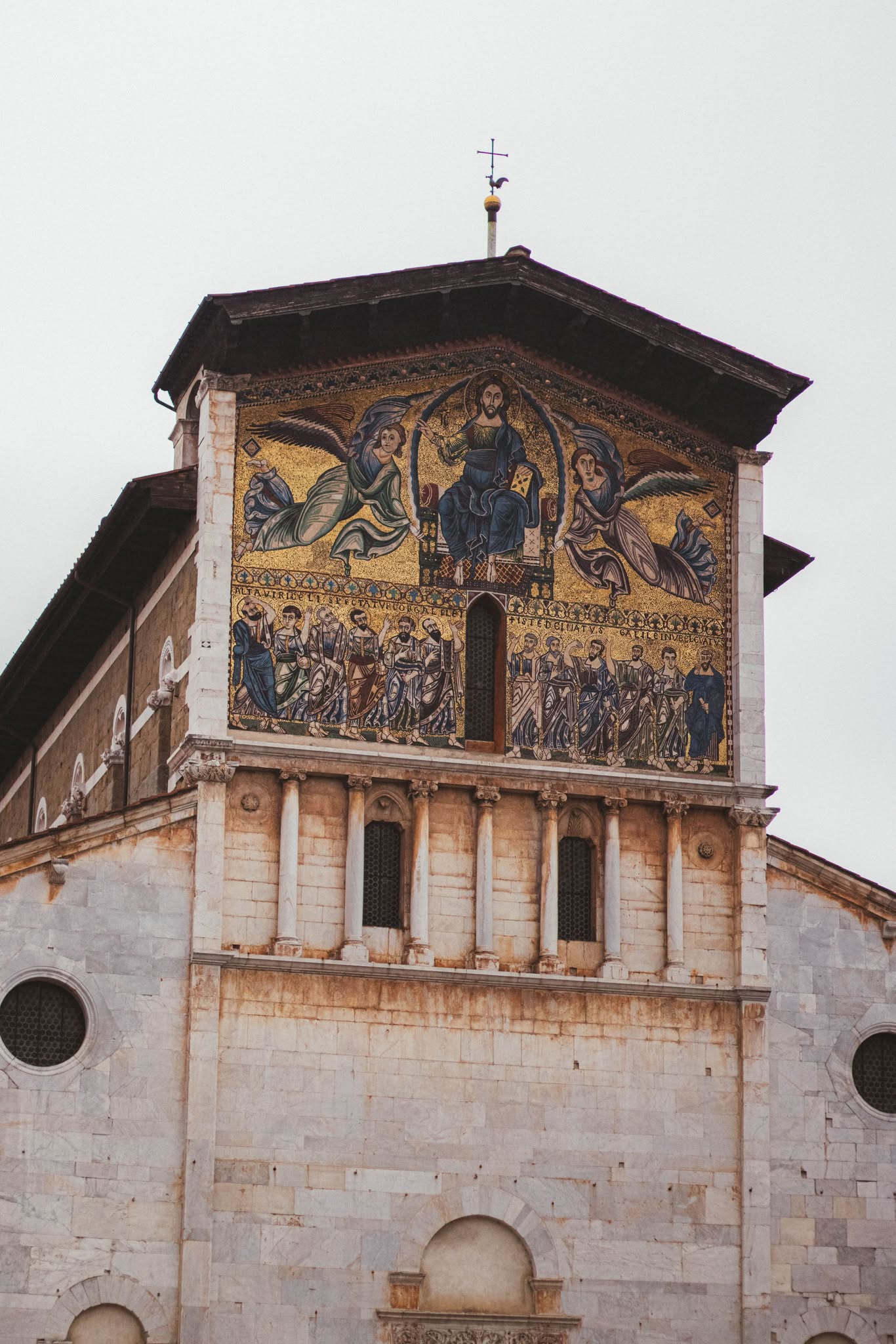 Scenic view of Lucca’s rooftops
