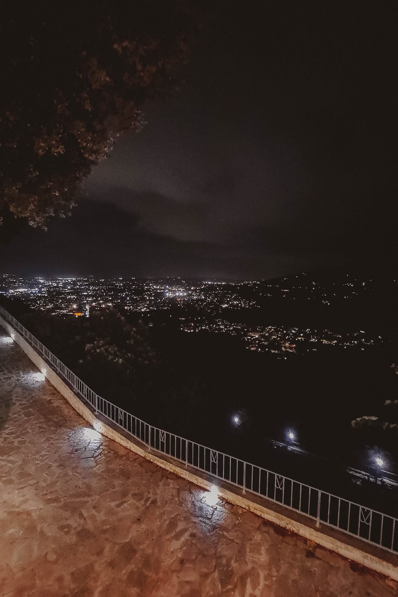 Panoramic view of Montecatini Alto village