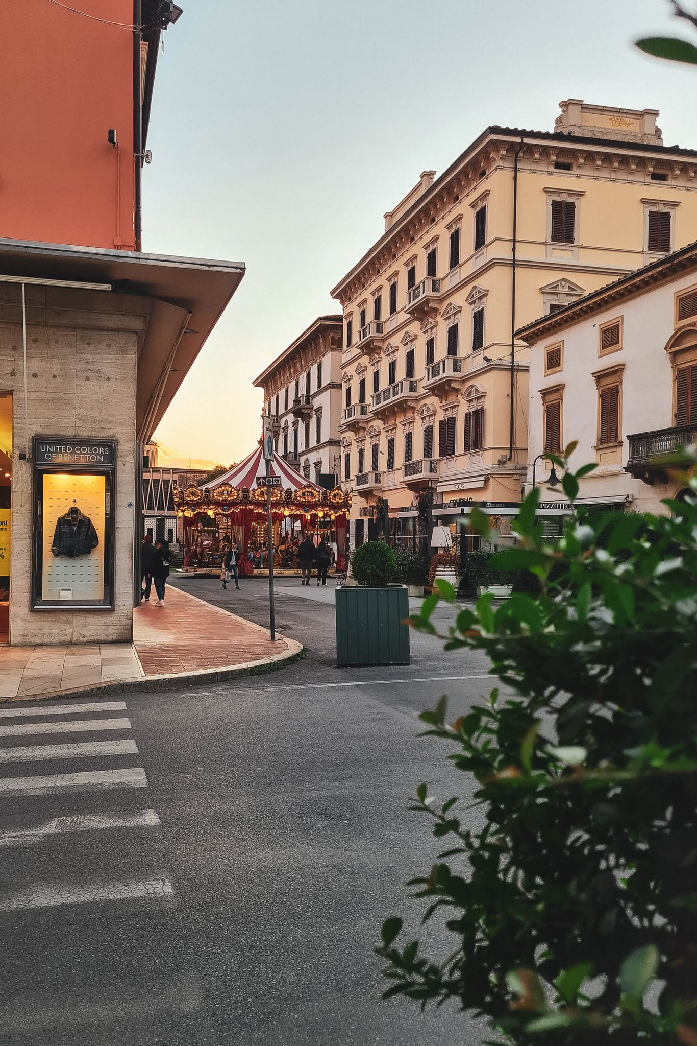 Picturesque streets of Montecatini Terme